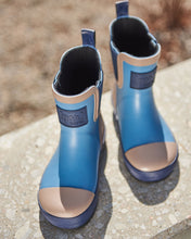 Load image into Gallery viewer, Deux Par Deux Short Rain Boots Aegean Blue
