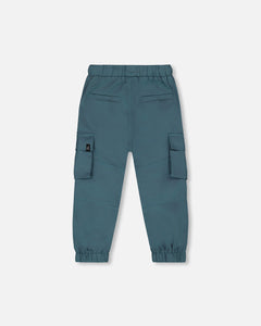 Deux Par Deux Cargo Jogger Goblin Blue