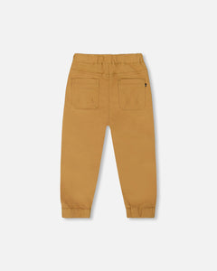 Deux Par Deux Stretch Twill Jogger Doe