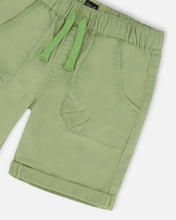 Load image into Gallery viewer, Deux Par Deux Stretch Twill Shorts Sage
