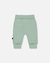 Load image into Gallery viewer, Deux Par Deux Onesie and Jade Green Grow Pant
