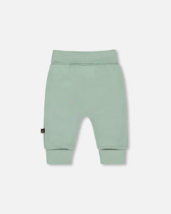 Deux Par Deux Onesie and Jade Green Grow Pant