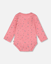 Load image into Gallery viewer, Deux Par Deux Onesie and Grow Pant Pink Floral
