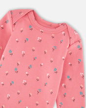 Load image into Gallery viewer, Deux Par Deux Onesie and Grow Pant Pink Floral
