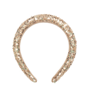 Rockahula Gold Sequin Padded Headband