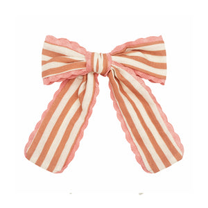 Rockahula Stripy Scallop Long Bow Clip