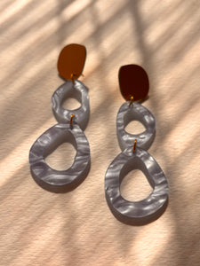 Dconstruct Fluid Double Drop Earrings