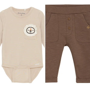 Minymo Baby Lion Onesie and Jogger