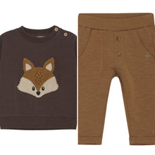 Load image into Gallery viewer, Minymo Baby Fox Sweatshirt and Jogger

