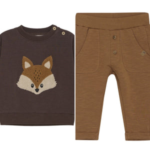 Minymo Baby Fox Sweatshirt and Jogger
