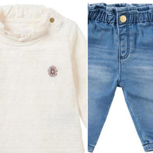 Load image into Gallery viewer, Noppies Pretty Pointelle Tee and Jean
