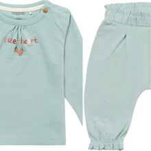 Load image into Gallery viewer, Noppies Seafoam Sweetheart Tee and Pant
