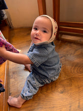 Load image into Gallery viewer, Petit Lem Poppy Print Baby Bonnet
