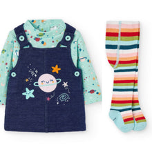Load image into Gallery viewer, Boboli Happy Space Jumper, Onesie and Tights
