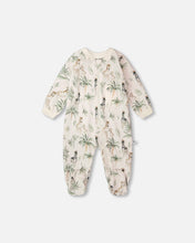 Load image into Gallery viewer, Deux Par Deux Zebra Print Sleeper
