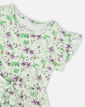 Load image into Gallery viewer, Deux Par Deux Clover Floral Jersey Dress
