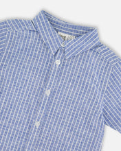 Load image into Gallery viewer, Deux Par Deux Stripe Chambray Shirt
