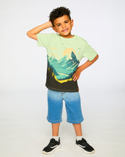 Load image into Gallery viewer, Deux Par Deux Mountain Print Tee
