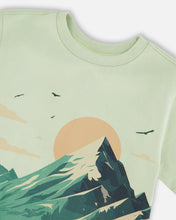 Load image into Gallery viewer, Deux Par Deux Mountain Print Tee
