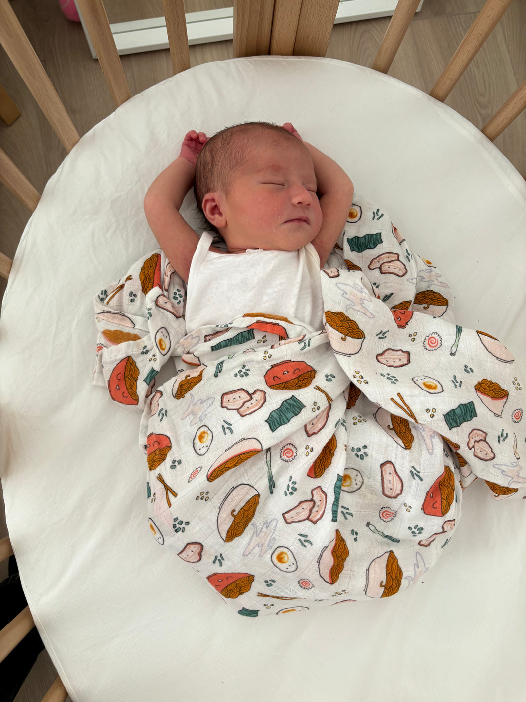 Loulou Lollipop Ramen Swaddling Blanket