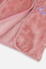 Load image into Gallery viewer, Deux Par Deux Plush Baby Jacket Rosy Pink
