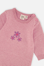 Load image into Gallery viewer, Deux Par Deux Knit Playsuit Pink Nectar
