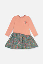 Load image into Gallery viewer, Deux Par Deux Ruffle Skirted Dress
