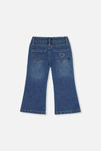 Load image into Gallery viewer, Deux Par Deux Boot Leg Jeans Navy Denim
