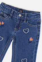 Load image into Gallery viewer, Deux Par Deux Boot Leg Jeans Navy Denim
