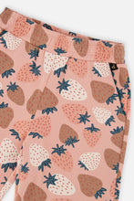 Load image into Gallery viewer, Deux Par Deux Frosted Strawberry Print Wide Leg Pant

