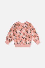 Load image into Gallery viewer, Deux Par Deux Frosted Strawberry Print Sweatshirt
