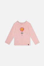 Load image into Gallery viewer, Deux Par Deux Frosted Strawberry Flower Tee
