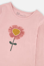 Load image into Gallery viewer, Deux Par Deux Frosted Strawberry Flower Tee
