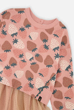 Load image into Gallery viewer, Deux Par Deux Dress Frosted Strawberry
