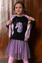 Load image into Gallery viewer, Deux Par Deux Glittering Unicorn Tee
