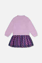 Load image into Gallery viewer, Deux Par Deux Stardust Unicorn Dress Violet
