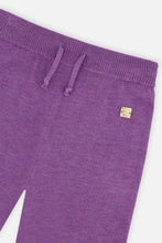 Load image into Gallery viewer, Deux Par Deux Knit Wide Leg Pant Violet
