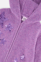 Load image into Gallery viewer, Deux Par Deux Starry Hooded Knit Cardigan
