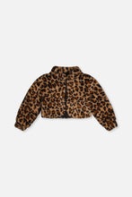 Load image into Gallery viewer, Deux Par Deux Leopard Faux Fur Jacket
