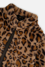 Load image into Gallery viewer, Deux Par Deux Leopard Faux Fur Jacket

