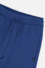 Load image into Gallery viewer, Deux Par Deux Fleece Jogger True Navy
