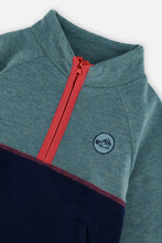 Load image into Gallery viewer, Deux Par Deux Zip Neck Pullover

