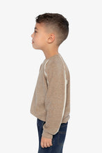 Load image into Gallery viewer, Deux Par Deux Brushed Jersey Tee Light Taupe
