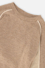 Load image into Gallery viewer, Deux Par Deux Brushed Jersey Tee Light Taupe
