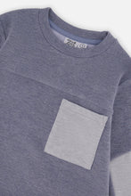 Load image into Gallery viewer, Deux Par Deux Brushed Jersey Tee with Chest Pocket
