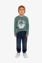 Load image into Gallery viewer, Deux Par Deux Wolf Print Tee
