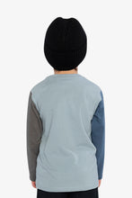 Load image into Gallery viewer, Deux Par Deux Dino Tee Lt Blue
