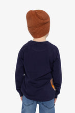 Load image into Gallery viewer, Deux Par Deux Dino Tee Navy
