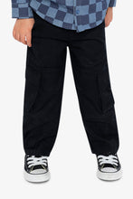 Load image into Gallery viewer, Deux Par Deux Stretch Twill Cargo Pant Navy
