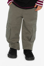 Load image into Gallery viewer, Deux Par Deux Stretch Twill Cargo Pant Grey
